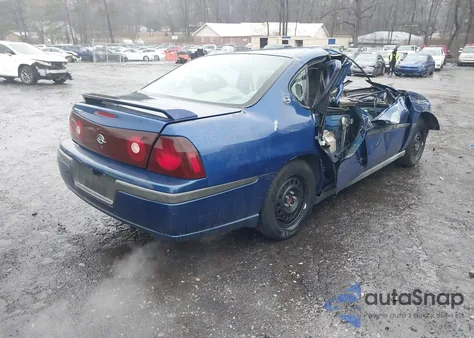 2004 Chevrolet Impala из США, поврежденный, VIN 2G1WF52E449209258